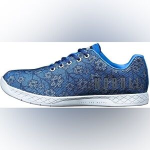 Nobull Unisex Blue Spring Floral Lightweight Trainer Sneakers W10.5/M9
